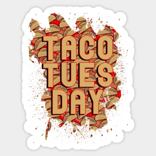 Taco Tuesday Sticker